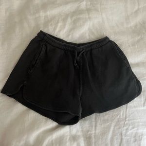 Black Brandy Melville sweat shorts